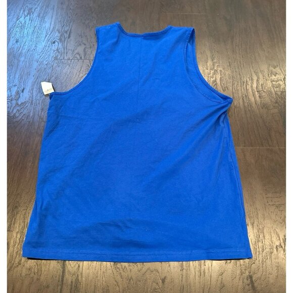 Jurassic World Universal Studios Men’s Tank Top Shirt – Raptor Blue nwt - Picture 2 of 2